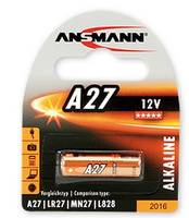 ANSMANN Piles alcalines 1516-0001 A27 blister de 1-3