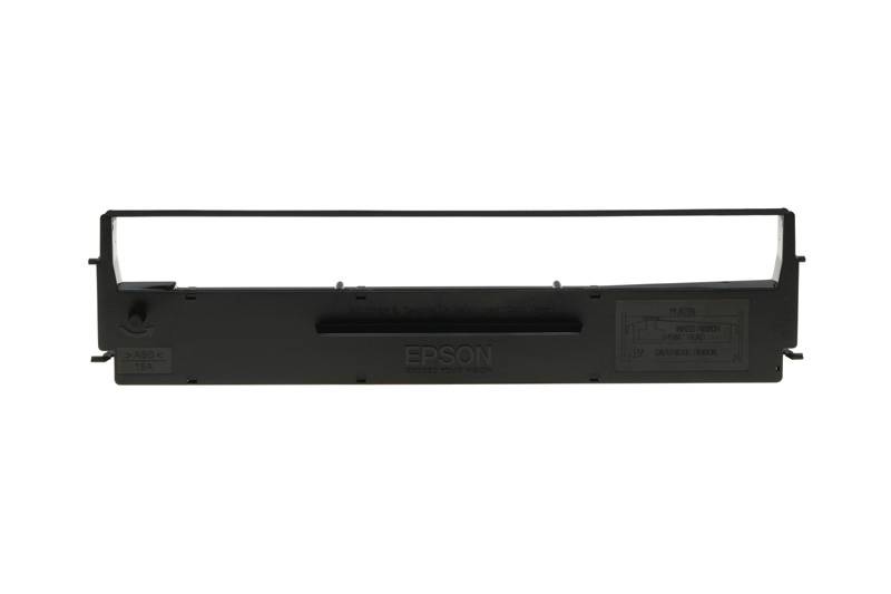 Epson Ruban encreur C13S015633 d'origine LQ-300 LQ-300+ LQ-300+II LQ-350 Adapté aux appareils de marque: Epson noir 1 pc-1