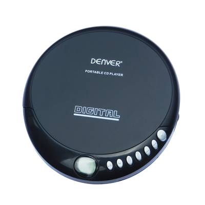 Lecteur CD portable Denver DM-24 CD, CD-ROM, CD-RW noir - Conrad