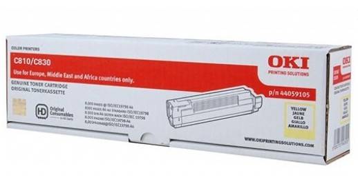 Toner d'origine OKI C810 C830 jaune-1