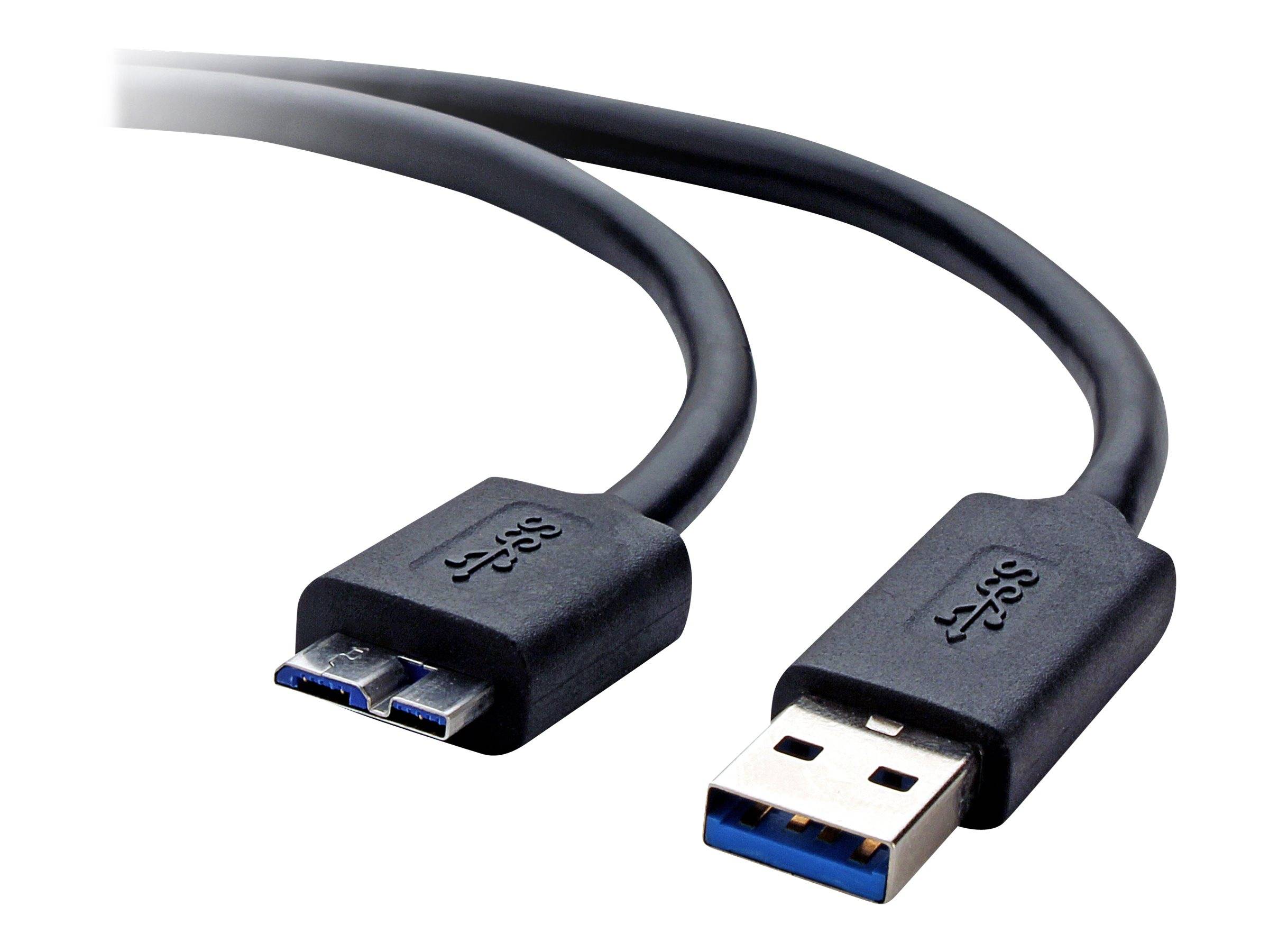 USB-A mâle USB-Micro-B 3.0 mâle 1.80 m Belkin Belkin Câble USB USB 3.2 Gen1 USB 3.0 