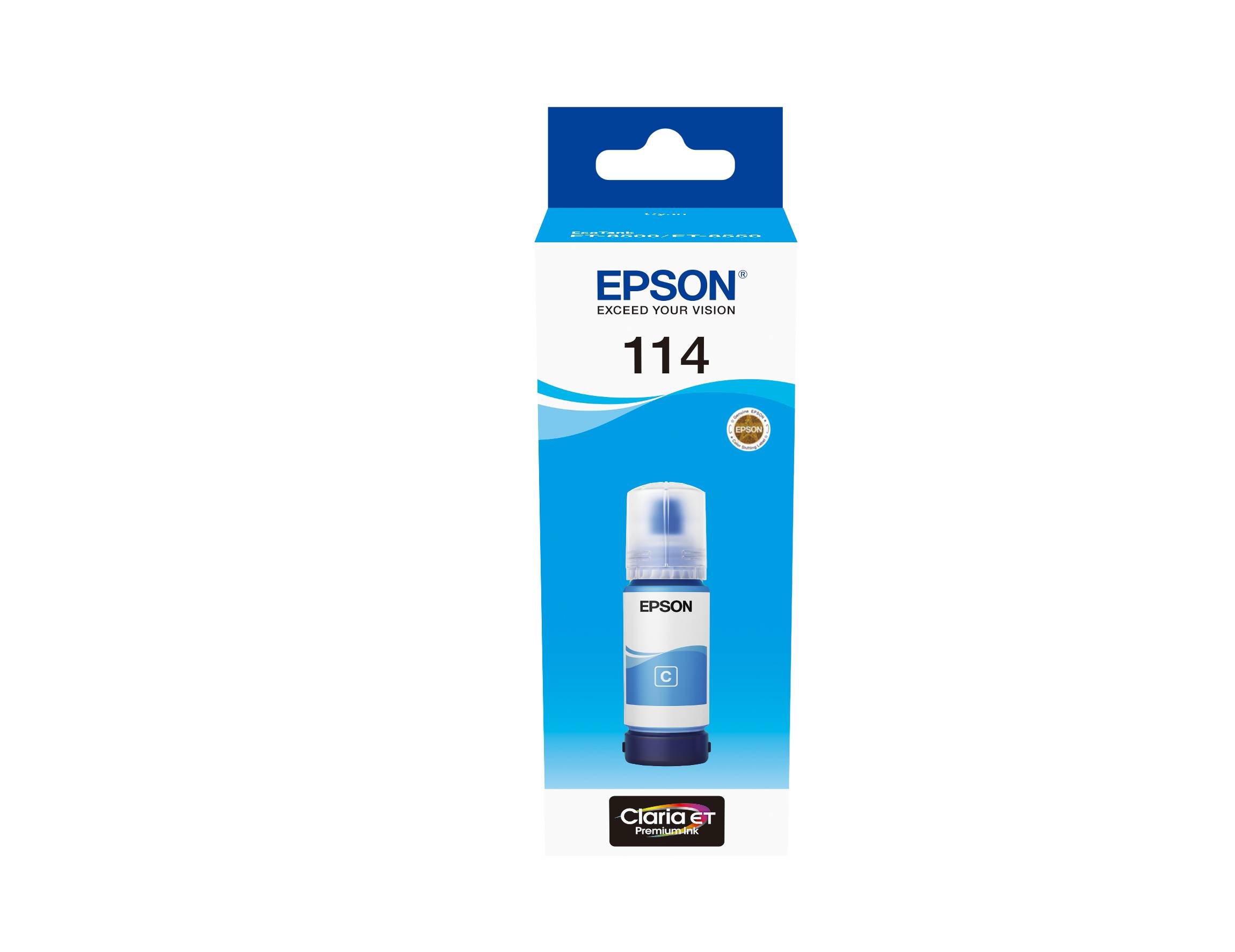 EPSON 1LB 114 EcoTank Cyan ink bottle-1
