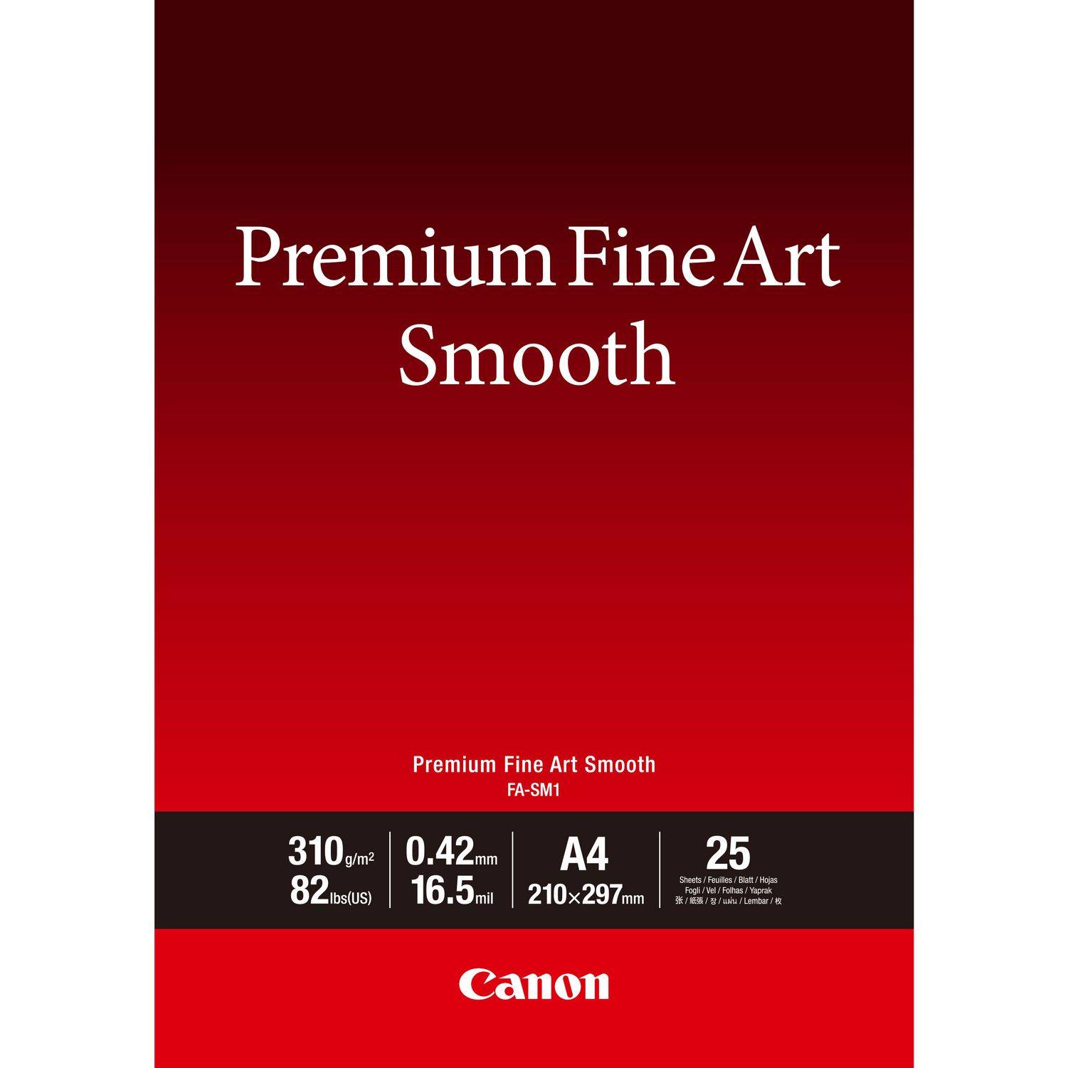 CANON FA-SM1 A4 Fine Art Paper 25 sheets-1