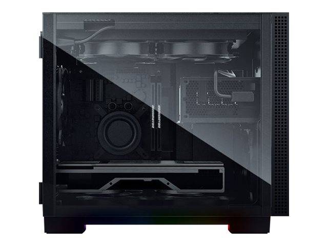 Razer Tomahawk, Midi Tower, PC, Noir, Mini-DTX, Mini-ITX, SPCC, Acier, Verre trempé, Gaming-2