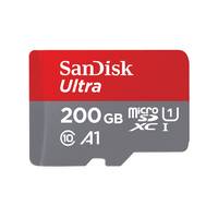 SanDisk Ultra Carte microSDXC 200 GB Class 10, UHS-I avec adaptateur SD-1