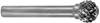 Fraise cylindrique HM forme D 3 mm Ruko