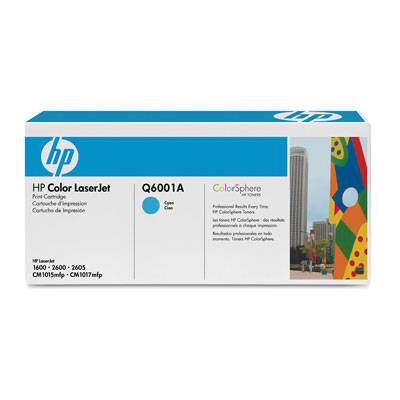 HP Toner 124A d'origine cyan 2000 pages Q6001A