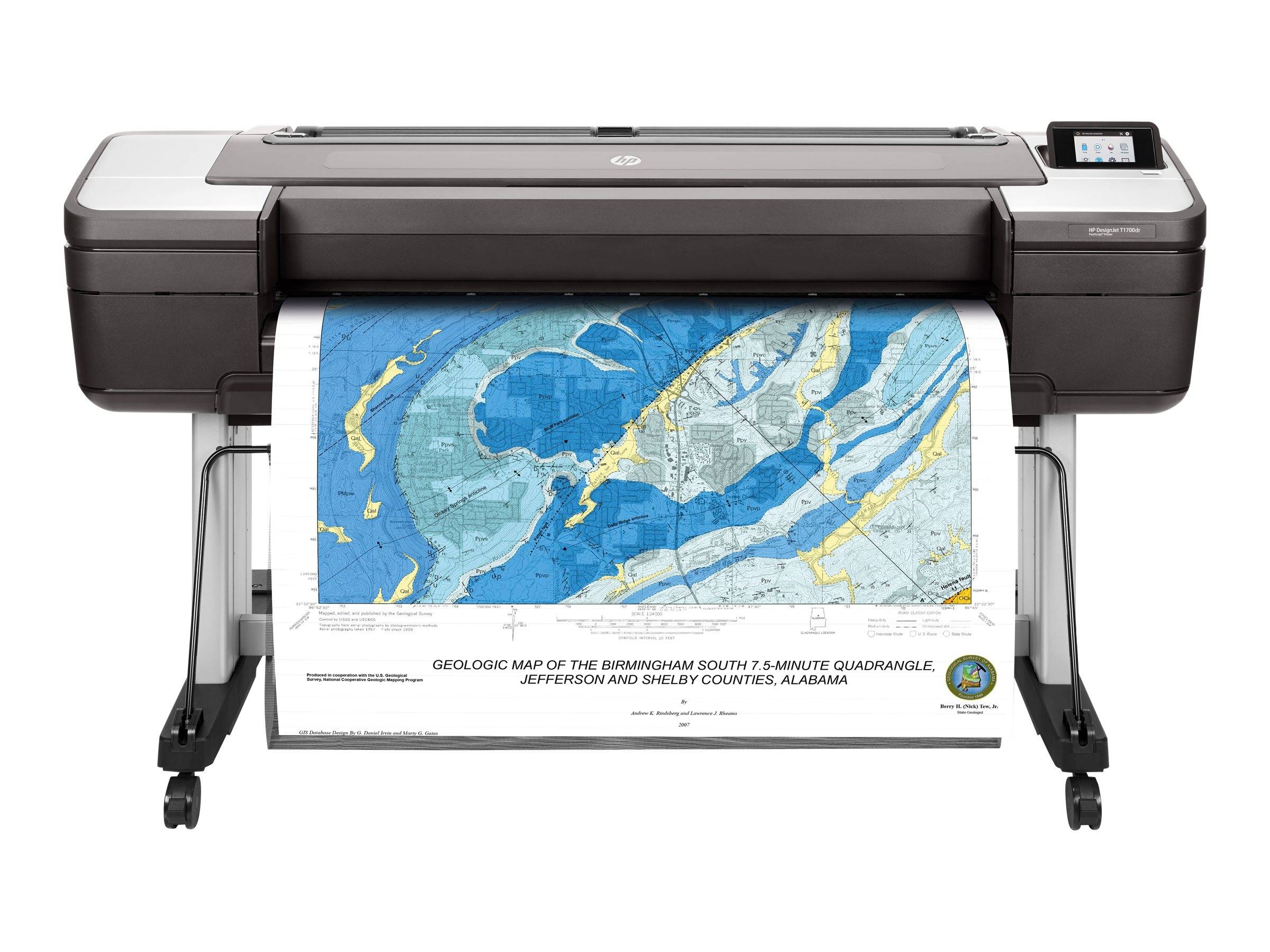 HP DesignJet T1700dr Printer-2