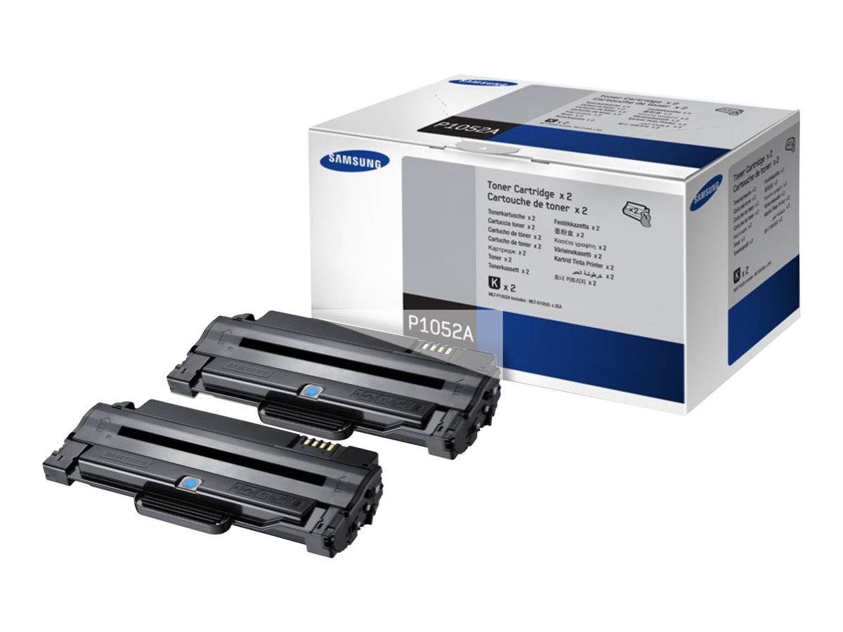 Samsung Pack de 2 cartouches de toner noir grande capacité MLT-P1052A, 5000 pages, Noir, 2 pièce(s)-1