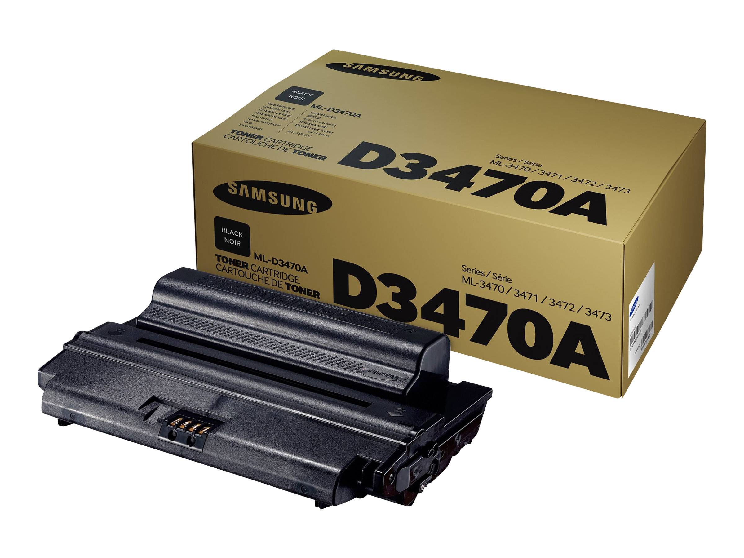 Samsung Cartouche de toner noir ML-D3470A, 4000 pages, Noir, 1 pièce(s)-1