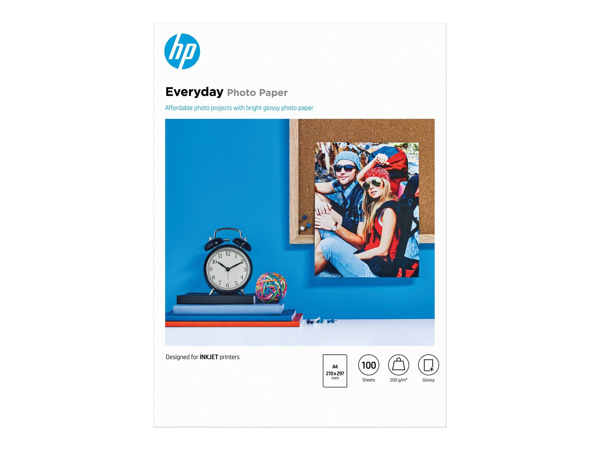 HP original Q2510A Semi-glossy photo paper Ink cartridge 200g/m2 A4 100 sheets 1-pack-1