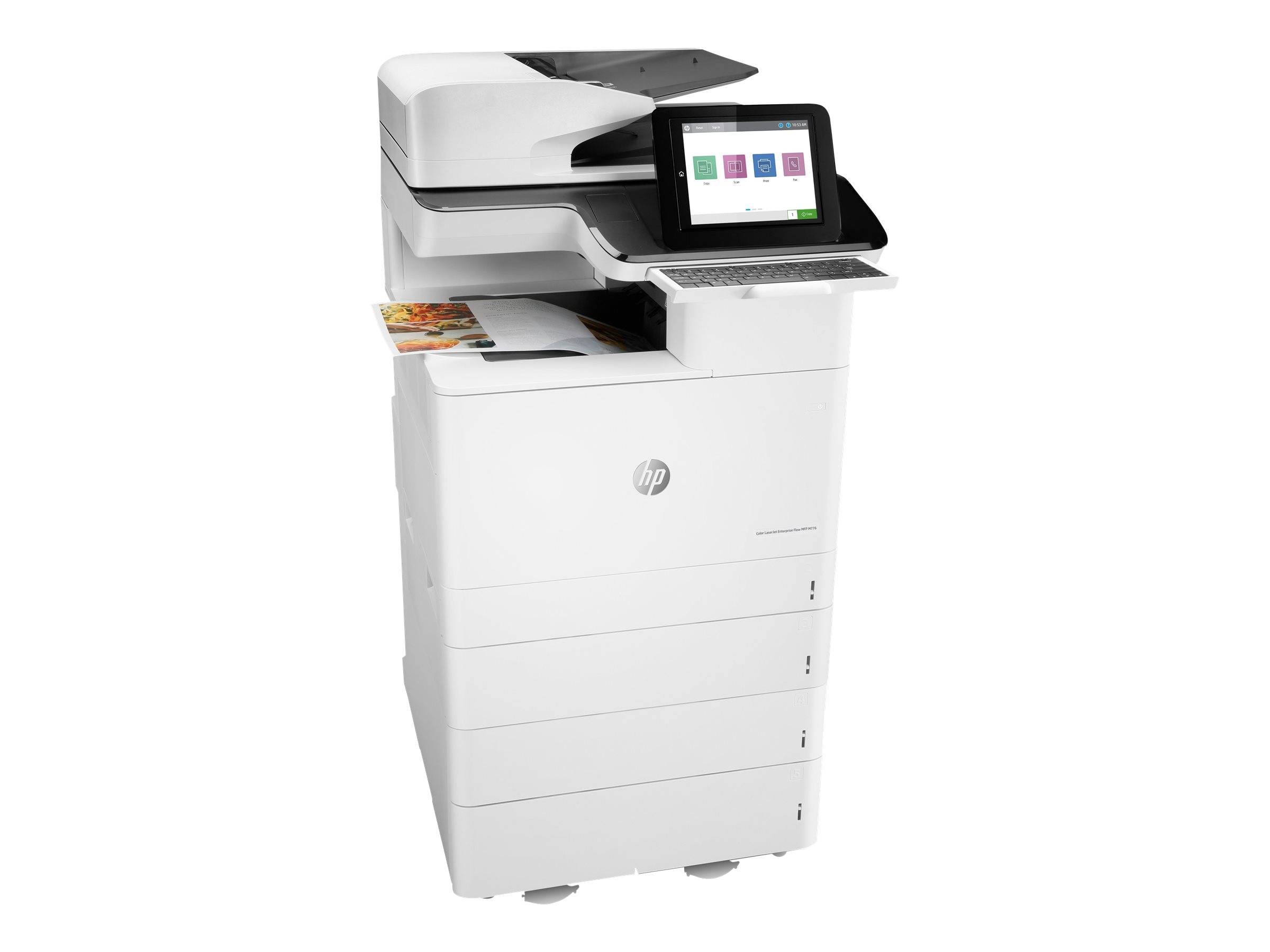 HP LaserJet Enterprise Flow MFP M776z MFP colour laser 297x864mm 46ppmcopy 46ppmprint 2300 sheets USB 2.0 LAN Wi-Fi USB-3