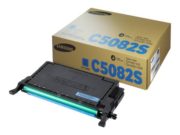 Samsung Cartouche de toner cyan CLT-C5082S, 2000 pages, Cyan, 1 pièce(s)