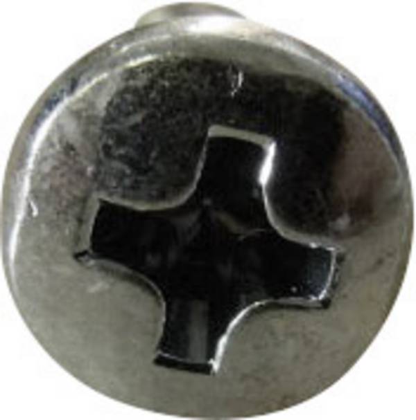Vis à tête bombée TOOLCRAFT 815322  100 pc(s) M3 6 mm tête bombée cruciforme acier N/A
