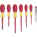 Wiha VDE Jeu de tournevis 7 pièces vis à fente, cruciforme Phillips