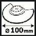 Image du symbole pour Lame de scie segment ondulée BIM ACZ 100 SWB, 100 mm, découpe de plaques d'isolation Bosch 2608661693