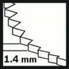 Image du symbole pour Bosch Accessories 2608662561 PAIZ 32 EPC HCS Lame plongeante 32 mm 1 pc(s)