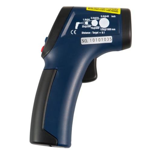 PCE Instruments Thermomètre infrarouge Optique 8:1 -30 - 260 °C-4