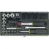 Proxxon Industrial Jeu de douilles-embouts métrique 1/4" (6.3 mm) 39 pièces 23070