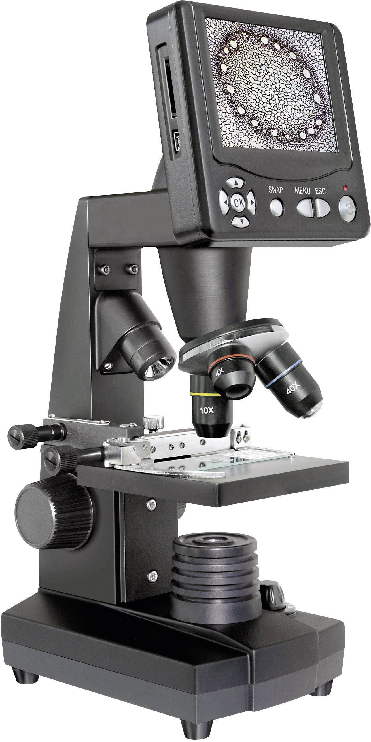 Microscope numérique Bresser Optik LCD Micro 500 x lumière réfléchie, lumière transmise
