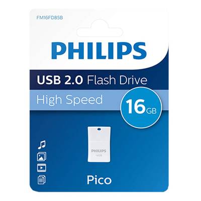 Philips PICO Clé USB  16 GB bleu FM16FD85B/00 USB 2.0