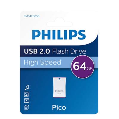 Philips PICO Clé USB  64 GB violet FM64FD85B/00 USB 2.0
