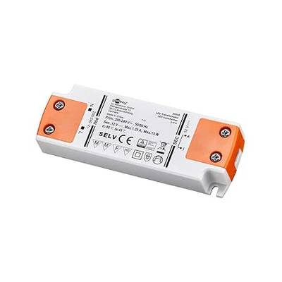 Transformateur LED 12 V / 15 W 12 V DC pour LED jusqu'à 15 W de charge totale-0