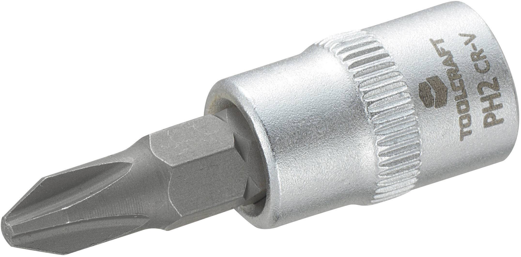 Douille-embout cruciforme Phillips PH 2 Longueur: 37 mm TOOLCRAFT 816052 Propulseur: 1/4" (6.3 mm) 1 pc(s)