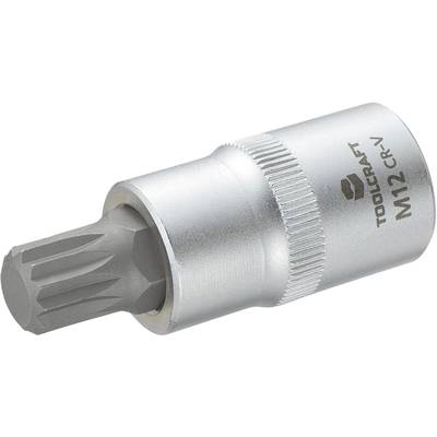 Douille-embout denture multiple (XZN) 12 mm Longueur: 55 mm TOOLCRAFT 816091 Propulseur: 1/2" (12.5 mm) 1 pc(s)