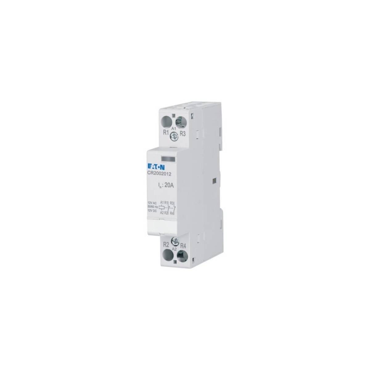 Eaton CR2002012 Contacteur d'installation Tension nominale: 12 V DC/AC Courant de commutation (max.): 20 A 2 NF (R) 1 pc-1
