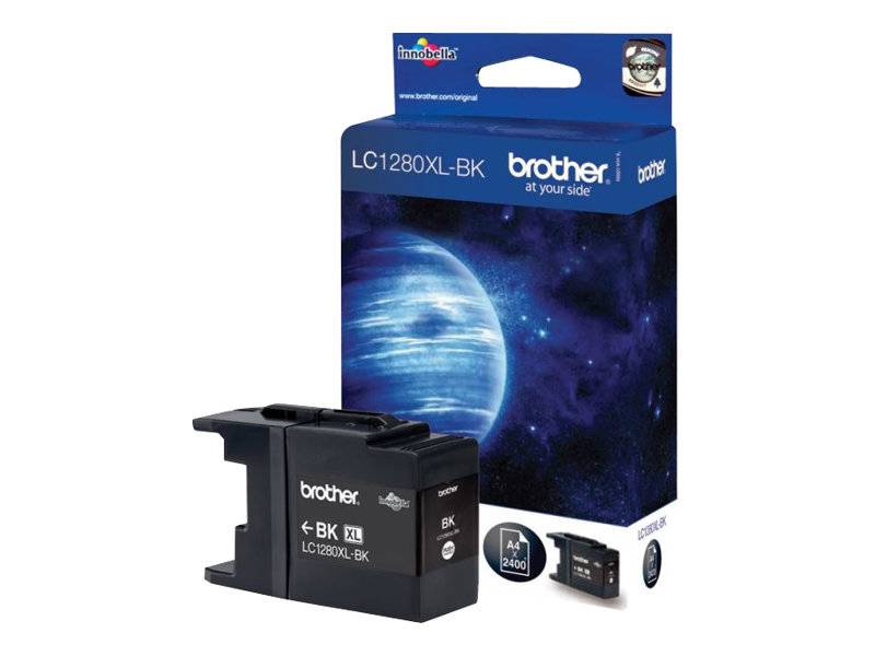 Cartouche Brother LC1280XL haute capacité noire pour imprimante jet d'encre-2