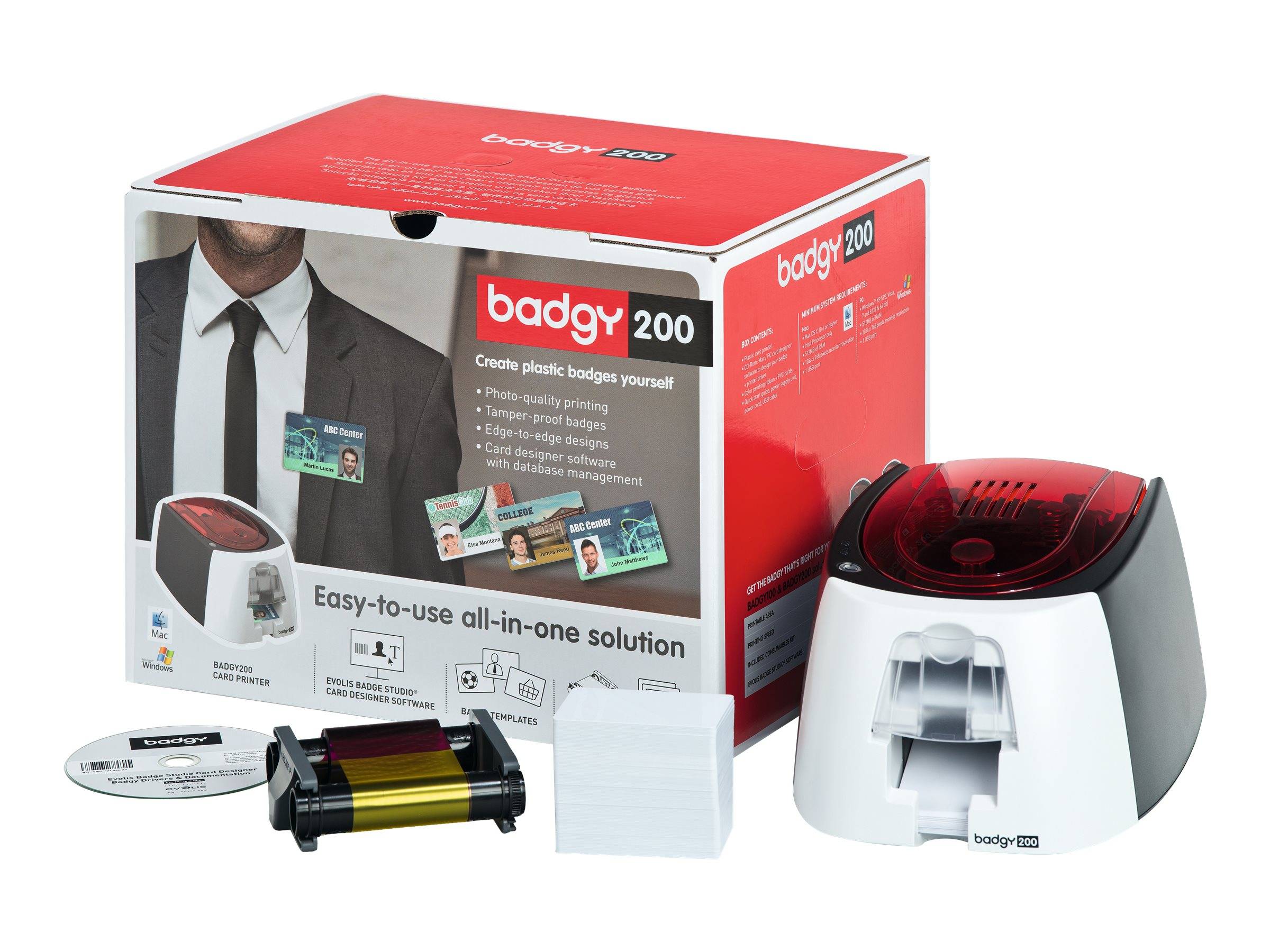 CARD PRINTER BADGY 200-3