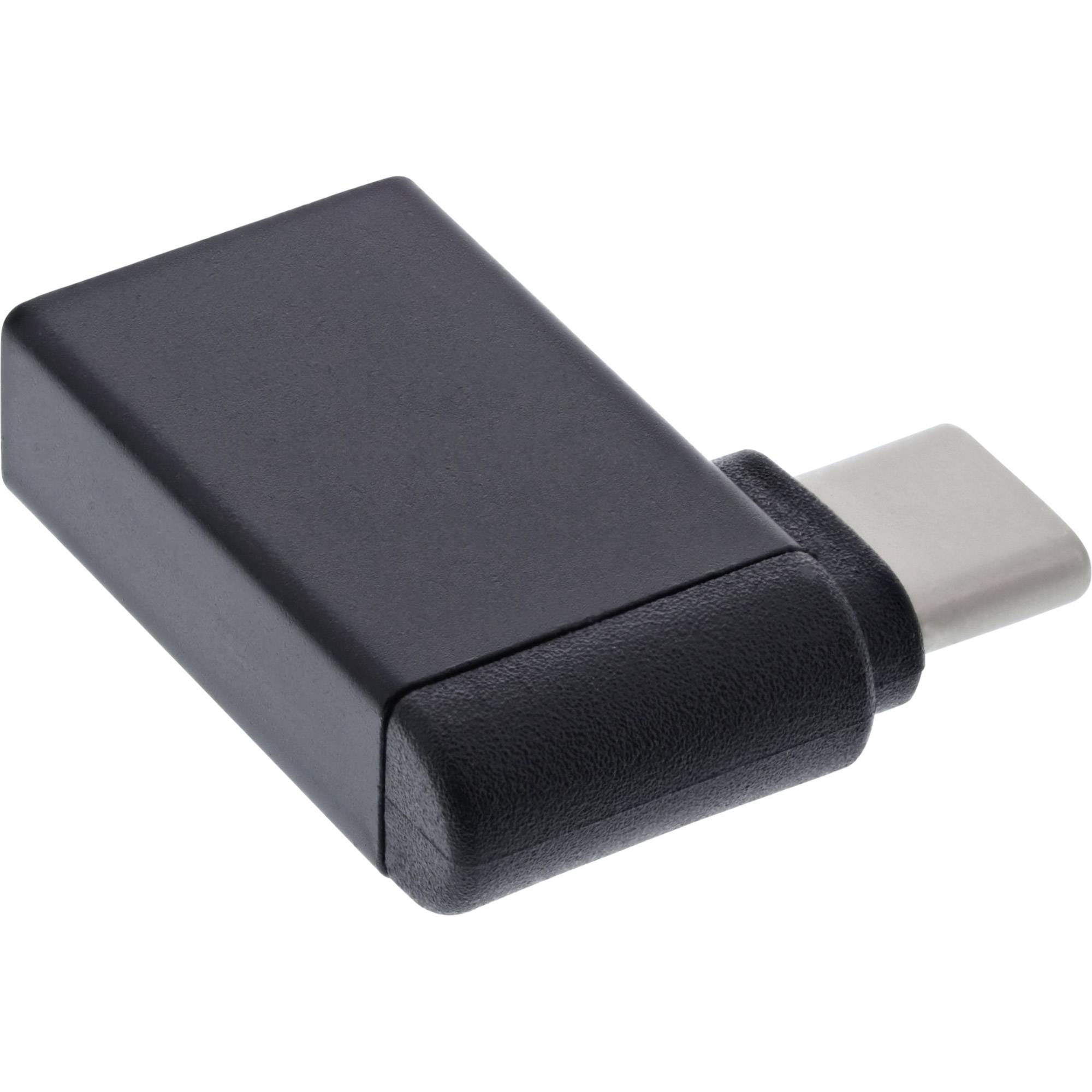 inLine USB 2.0 Adaptateur [1x USB-A femelle - 1x USB-C® mâle] prise coudée à 90°-1