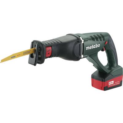 Metabo ASE 18 LTX 4.0 Ah Scie sabre sans fil 602269610 + 2 batteries, + mallette 18 V 4 Ah-0