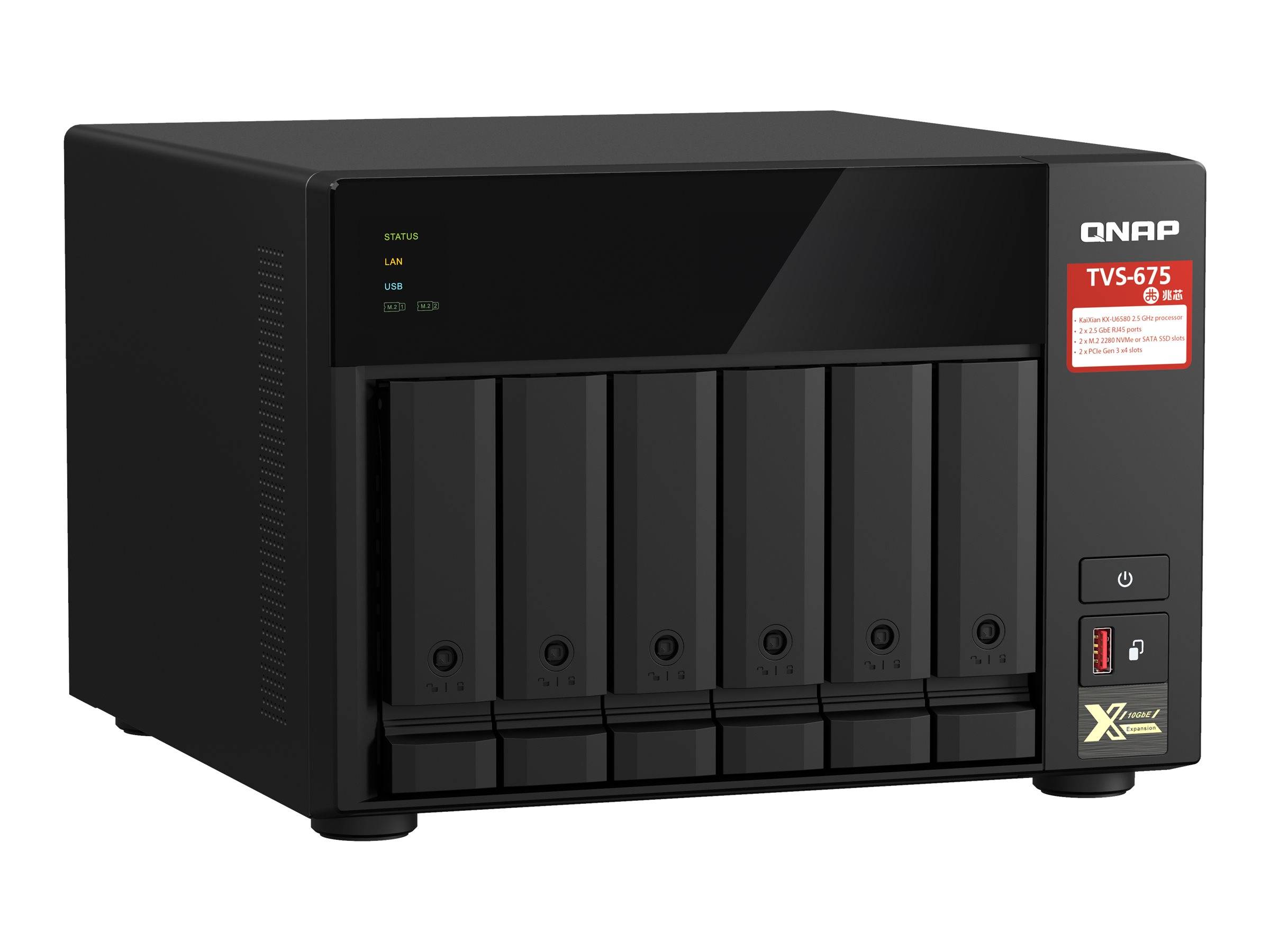 QNAP TVS-675-8G Storage Systeme-3