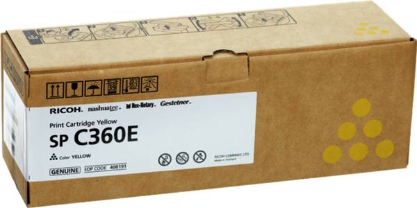 Ricoh 408191, 1500 pages, Jaune, 1 pièce(s)