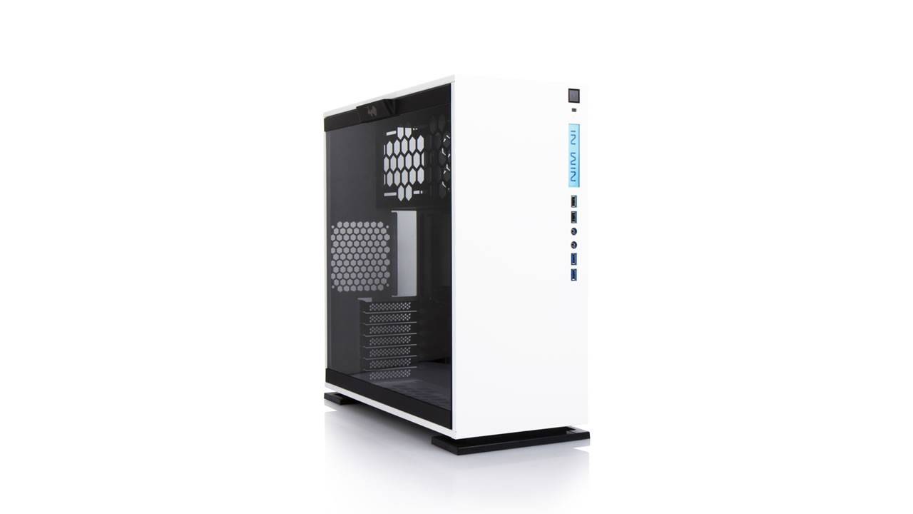 In Win 303, Midi Tower, PC, Blanc, ATX, micro ATX, Mini-ATX, SECC, Verre trempé, 16 cm-1