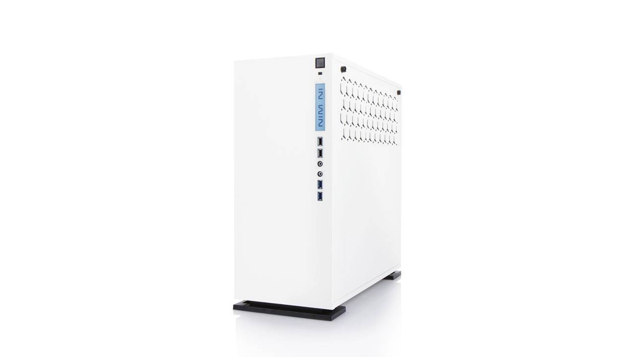 In Win 303, Midi Tower, PC, Blanc, ATX, micro ATX, Mini-ATX, SECC, Verre trempé, 16 cm-2
