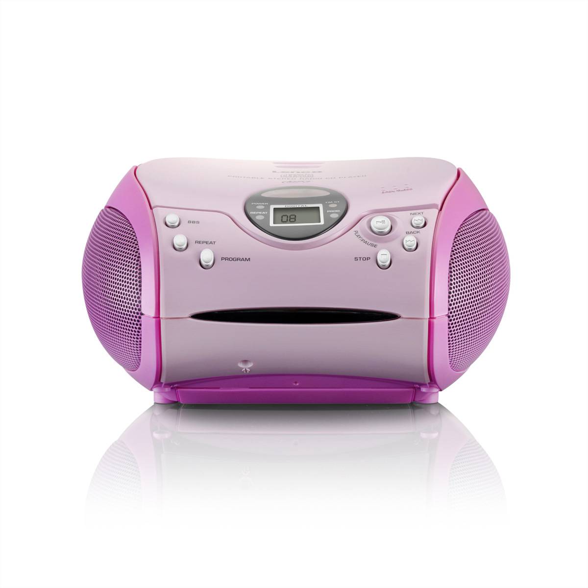 Radio Portable Stéréo FM avec Lecteur CD et Sortie Casque 3.5mm-0