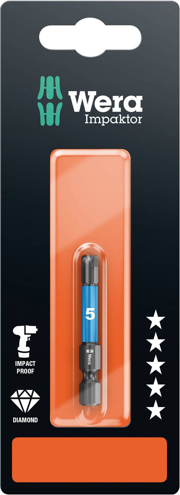 Embout IMP DC Impaktor 840/4, 4.0 x 50, 1 pièce Wera 840/4 IMP DC SB SiS 05073944001  N/A Longueur:50 mm Contenu 1 pc(s)