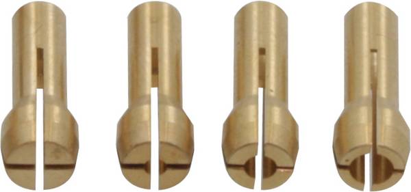 4 pinces de serrage pour Ø 0,3 - 3,2 mm Donau Elektronik  1508