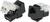 Deux fiches réseau RJ45 noires, l'une avec un verrou ouvert et un codage couleur pour les câbles, l'autre avec un connecteur fermé.