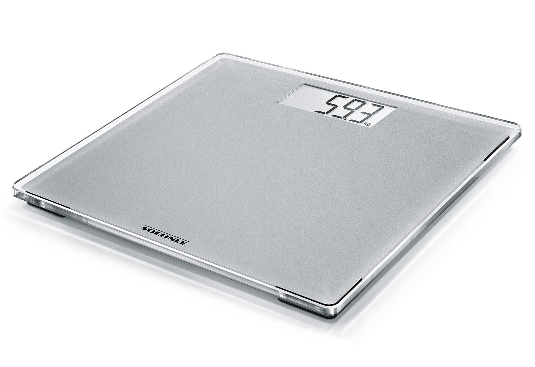 Soehnle Compact 300 Pèse-personne numérique 63852 numérique Plage de pesée (max.)=180 kg gris pesée sur tapis-1