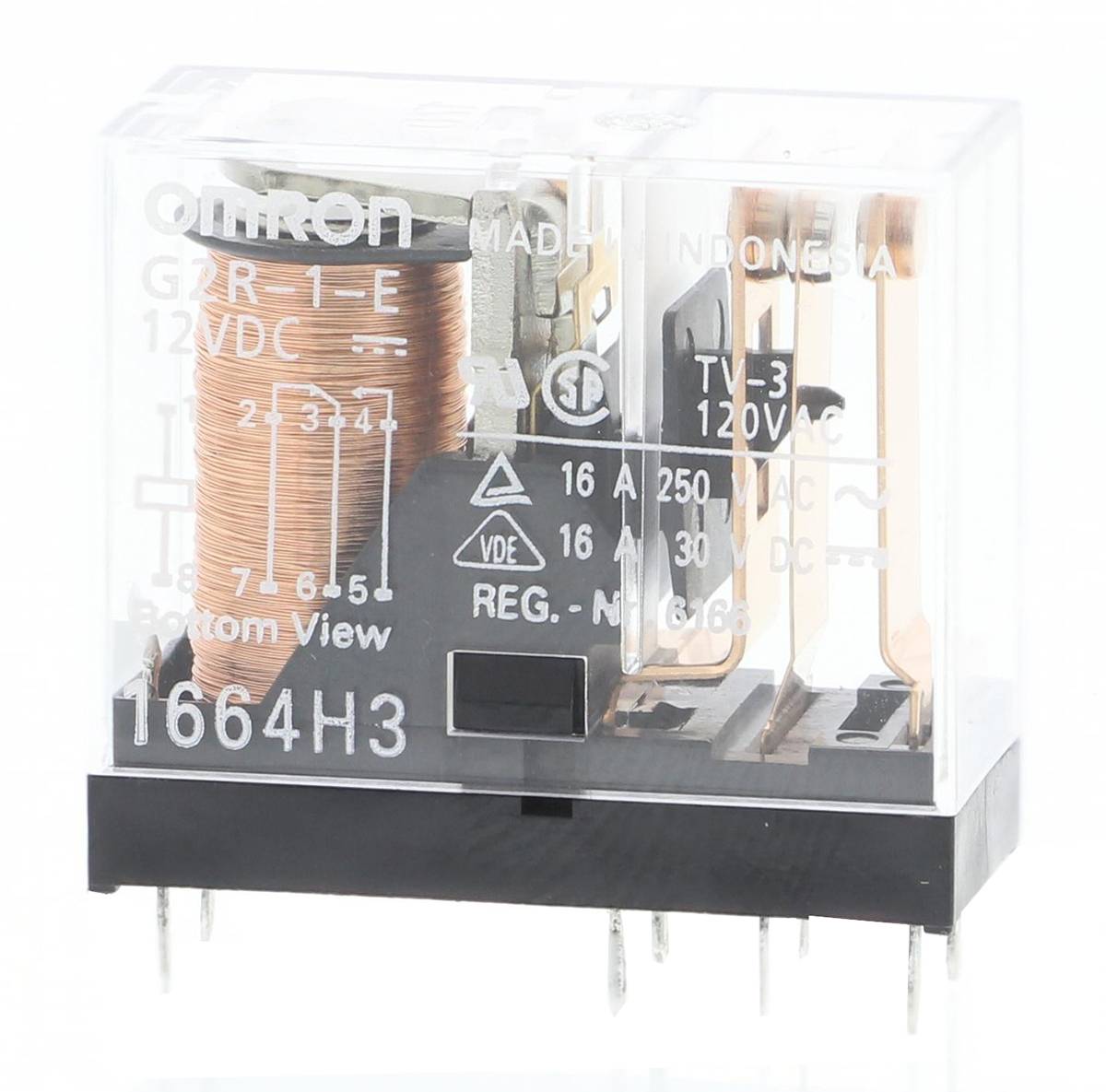 Relais De Puissance ELCART 12V SPDT 10A - Série 40.51, Montage THT, Pour Applications électriques/électroniques