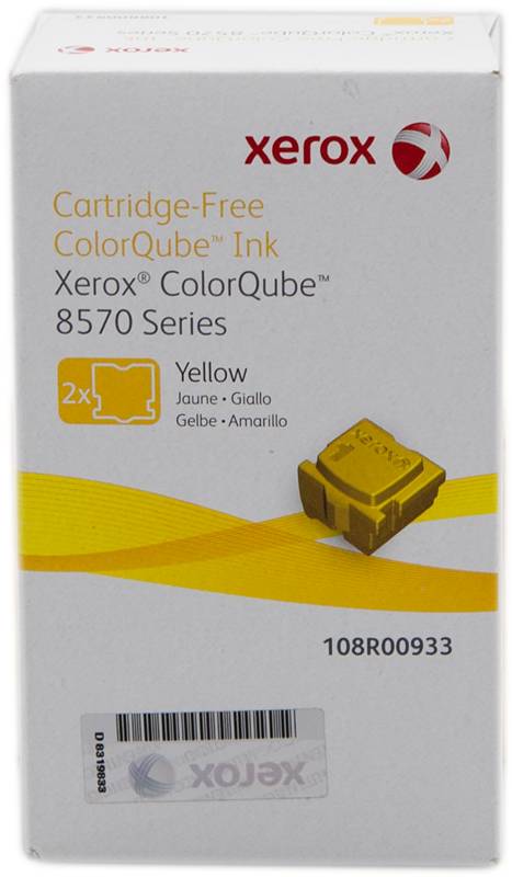 ColorQube 8570/8580 ink Yellow 2 sticks-0