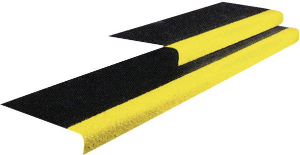 COBA Europe GRP010704S Revêtement de sol COBAGRIP® Stair Tread noir, jaune 1 m x 345 mm x 5 mm  1 pc(s)