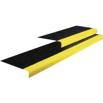 COBA Europe GRP010704S Revêtement de sol COBAGRIP® Stair Tread noir, jaune 1 m x 345 mm x 5 mm  1 pc(s) 