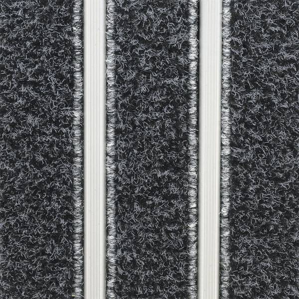 COBA Europe PM010004C PathMaster Système antisaleté (l x H) 2 m x 13 mm (produit au mètre)  anthracite