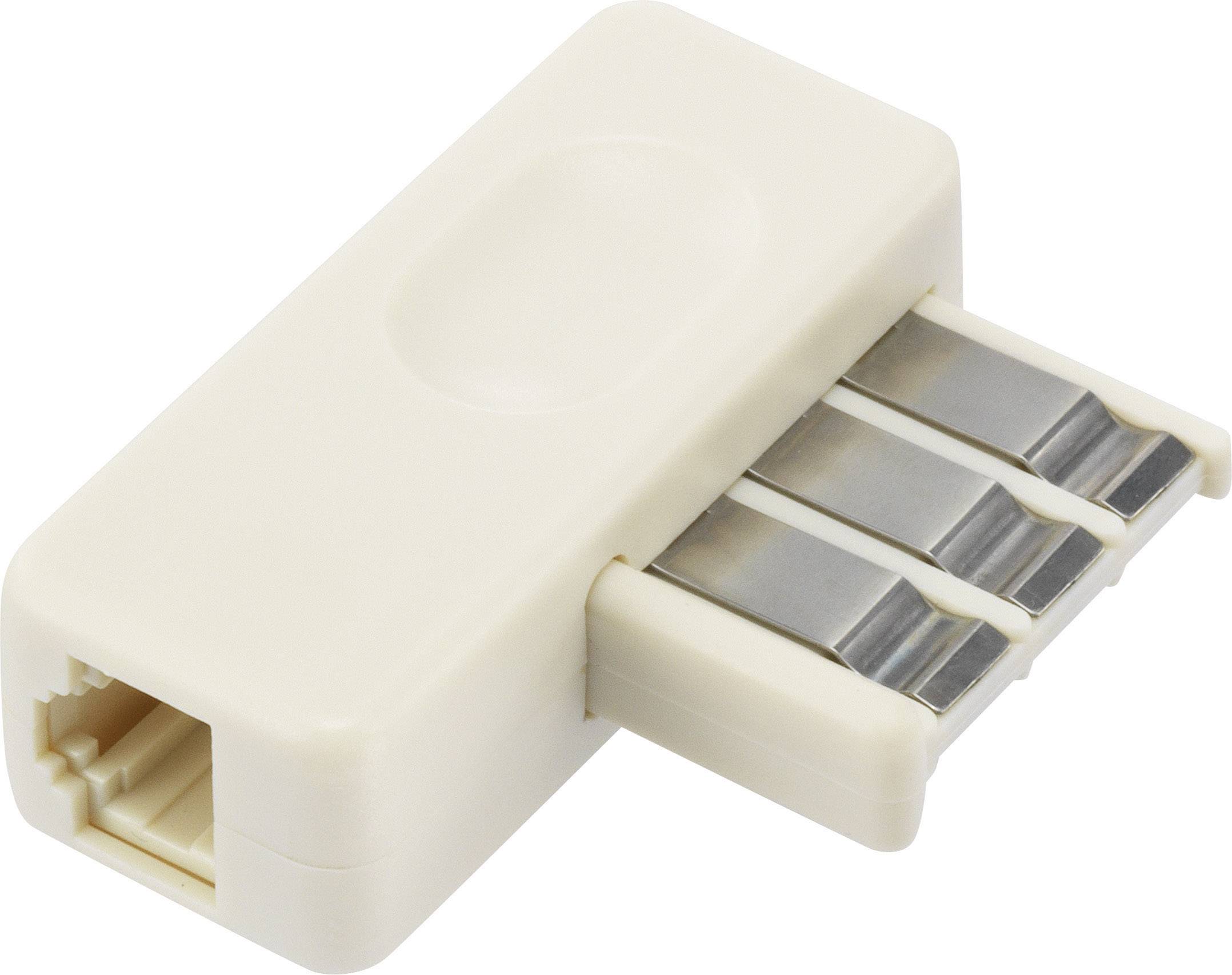 téléphone (analogique) Adaptateur 1 x prise téléphonne mâle française