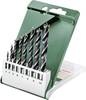 Bosch Accessories 2609255215 Jeu de forets pour le bois 8 pièces 3 mm, 4 mm, 5 mm, 6 mm, 7 mm, 8 mm, 9 mm, 10 mm tige cylindrique 1 set